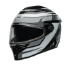 Casca moto BELL Mips - Podium Gloss Black/White
