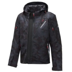 Jachetă moto din textil ADRENALINE FREEDOM BLACK/CAMO