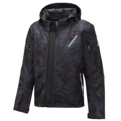 Jachetă moto din textil ADRENALINE FREEDOM BLACK/CAMO