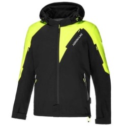 Jachetă moto textilă ADRENALINE FREEDOM BLACK/YELLOW