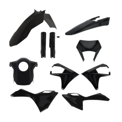 Kit complet de plastic potrivit pentru Gas Gas EC/ECF 24-26 negru