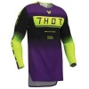 Tricou motocross THOR SPORTMODE GEO BK/PU