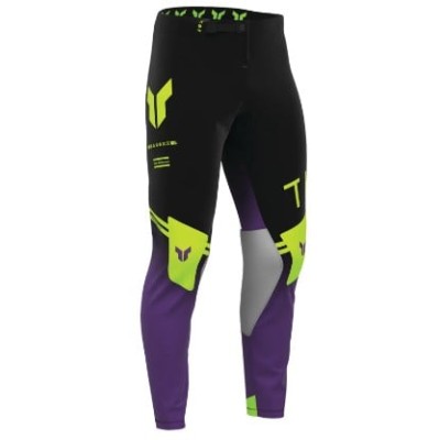 Pantaloni de motocross THOR SPORTMODE GEO BK/PU Pantaloni de motocross THOR SPORTMODE GEO BK/PU