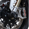Capace de protecție R&G RACING Fork Protectors - Negru MV Agusta Brutale 1000 RR