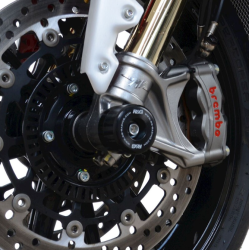 Capace de protecție R&G RACING Fork Protectors - Negru MV Agusta Brutale 1000 RR