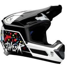 Cască de motocross pentru copii THOR FLEET SPLAT BLACK Cască de motocross pentru copii THOR FLEET SPLAT BLACK