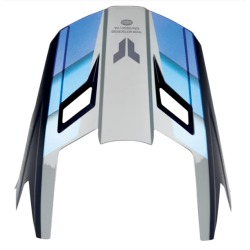 Vizor pentru cască THOR FLEET DEFY BK/WH