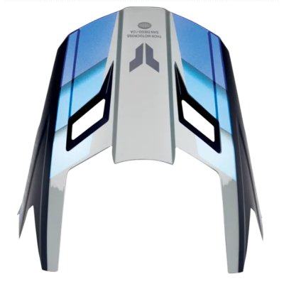 Vizor pentru cască THOR FLEET DEFY BK/WH
