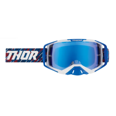 Ochelari de motocross THOR ACTIVATE STRIPES RD/WH/BL