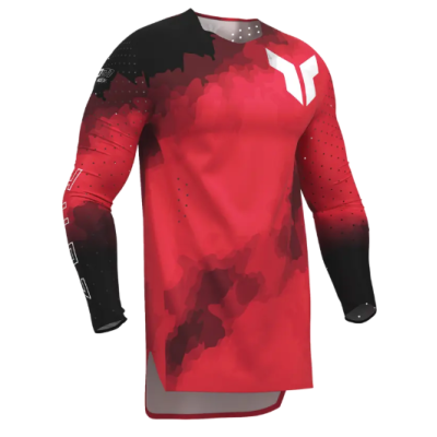 Jersey motocross THOR SPORTMODE CARBON BK/RD
