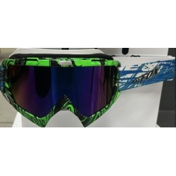 Ochelari motocross GREEN/BLUE RADIUM