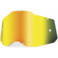 Placa pentru ochelari 100% GEN2 RACECRAFT2; ACCURI2; STRATA2 - MIRROR GOLD Placa pentru ochelari 100% GEN2 RACECRAFT2; ACCURI2; STRATA2 - MIRROR GOLD