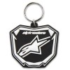 Clemă de chei ALPINESTARS FOB PLATE BLACK/WHITE
