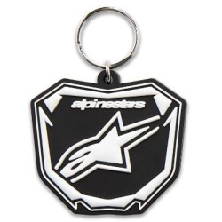 Clemă de chei ALPINESTARS FOB PLATE BLACK/WHITE