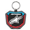 Breloc ALPINESTARS FOB PLATE NEGRU/ALBASTRU/ROȘU