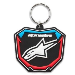 Breloc ALPINESTARS FOB PLATE NEGRU/ALBASTRU/ROȘU