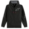 Hanorac moto ALPINESTARS HOODIE ZIP SESSIONS V3 NEGRU/GRI