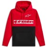 Hanorac moto ALPINESTARS PO PARALLEL RED/BLACK