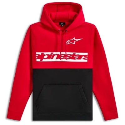Hanorac moto ALPINESTARS PO PARALLEL RED/BLACK