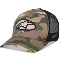 Шапка ALPINESTARS CRV BILL TRUCK OBLIQUE CAMO/BK