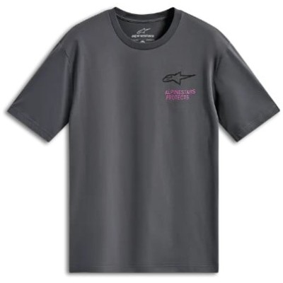Tricou ALPINESTARS SS CSF POP HELMET CHARCOAL