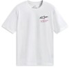 Tricou ALPINESTARS SS CSF POP HELMET WHITE