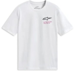 Tricou ALPINESTARS SS CSF POP HELMET WHITE