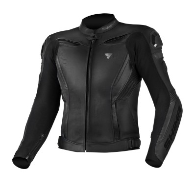Jachetă moto din piele SHIMA CHASE BLACK