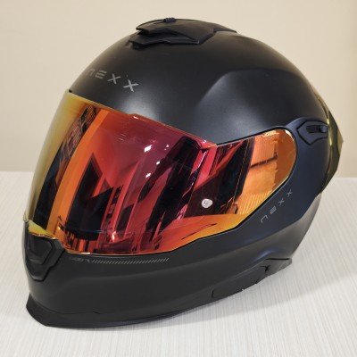 Casca NEXX Y100R SUBSONIC BLACK RED MATT - PRODUS RETURNAT