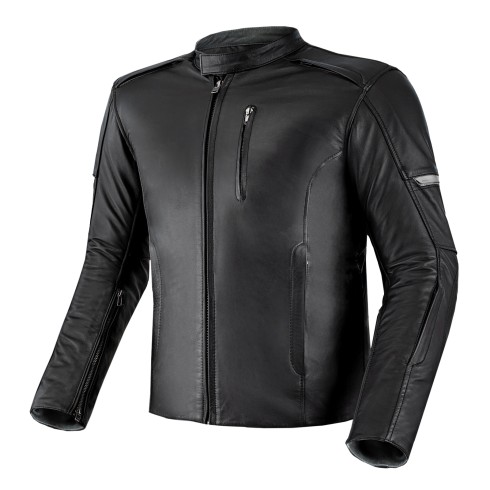 Jachetă moto din piele SHIMA HUNTER PLUS 2.0 BLACK