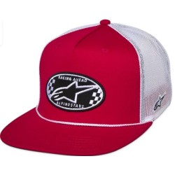 Căciulă ALPINESTARS FLT BILL CONTENDER RED/WHITE