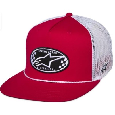 Căciulă ALPINESTARS FLT BILL CONTENDER RED/WHITE