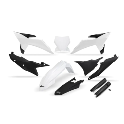 Kit plastice UFO KTM SX125-300 25-26, SX-F250-450 25-26 negru Kit plastice UFO KTM SX125-300 25-26, SX-F250-450 25-26 negru