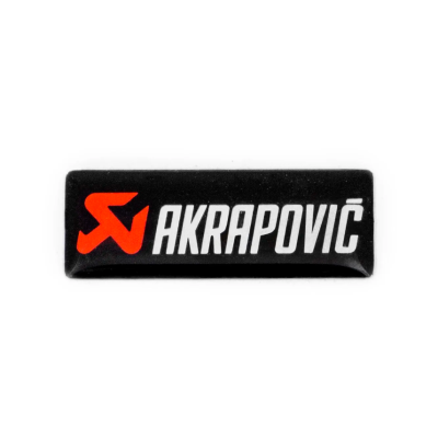 Stiker  AKRAPOVIC GEL BK 30x11