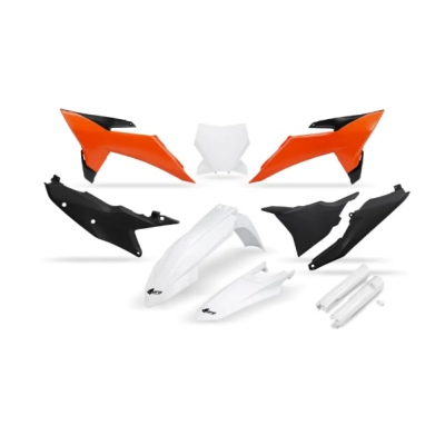 Set de plastice UFO KTM SX125-300 25-26, SX-F250-450 25-26 alb