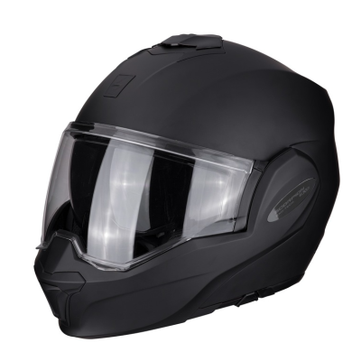 Cască modulară Scorpion Exo-Tech Evo Solid Matt Black
