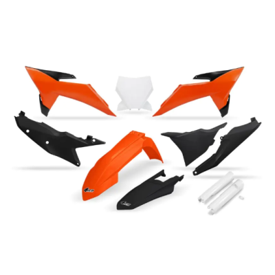 Set de plastic UFO KTM SX125-300 25-26, SX-F250-450 25-26 negru