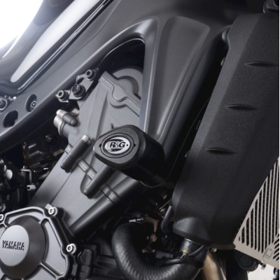 Capace de protecție R&G RACING Aero Crash Protectors - Negru Yamaha MT 09/Tracer 9/XSR 900