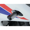LED semnalizatoare moto R&G RACING Aero LED Indicator Body Black / Lens Clear (Pereche), Față & Spate