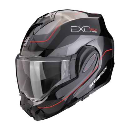 Casca modulară SCORPION Exo-Tech Evo Pro Commuta black/grey/red