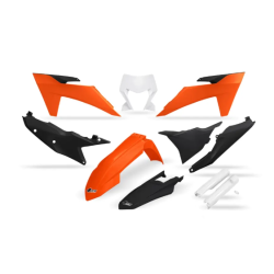 Set de plastice UFO KTM EXC-F250-501 24-25, EXC150/250 24-25, EXC300 24-25 Portocaliu Set de plastice UFO KTM EXC-F250-501 24-25, EXC150/250 24-25, EXC300 24-25 Portocaliu