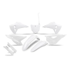 Set de plastic UFO Honda CRF250R/RX 25-26, CRF450R/RX 25-26 Alb