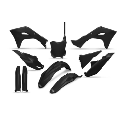 Set de plastic UFO Kawasaki KX250F 25-26, KX450F 24-26 Negru Set de plastic UFO Kawasaki KX250F 25-26, KX450F 24-26 Negru