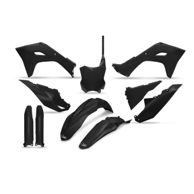 Set de plastic UFO Kawasaki KX250F 25-26, KX450F 24-26 Negru