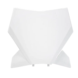 Placă frontală UFO KTM SX125-300, SX-F250-450 23-25 albă Placă frontală UFO KTM SX125-300, SX-F250-450 23-25 albă