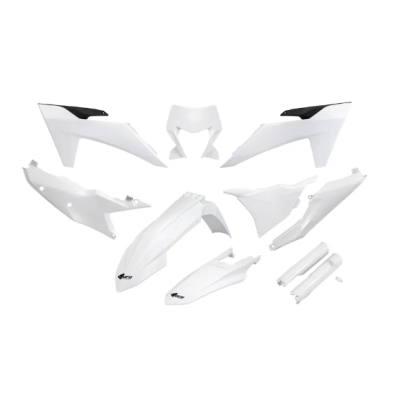 Set de plastice UFO KTM EXC-F250-501 24-2, EXC150/250 24-25, EXC300 24-25 Alb