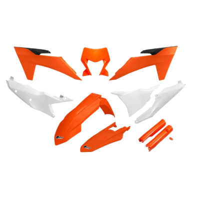 Set de plastic UFO KTM EXC-F250-501 24-25, EXC150/250 24-25, EXC300 24-25 Portocaliu