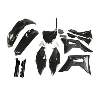 Set de plastice UFO Honda CRF250R 18-21, CRF450R 17-20 Negru