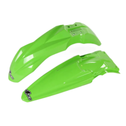 Furcă și aripă din spate UFO Kawasaki KXF250/450 16-17 OEM Furcă și aripă din spate UFO Kawasaki KXF250/450 16-17 OEM