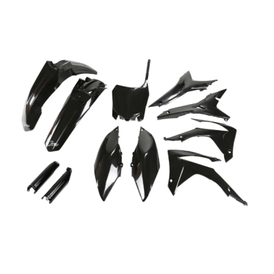 Set de plastic UFO Honda CRF250R 14-17, CRF450R 13-16 USA Negru